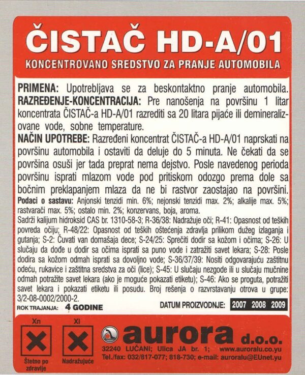 ČISTAČ HD-A/01 - Slika 2