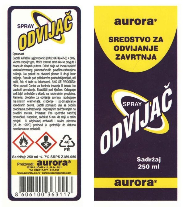 ODVIJAČ SPREJ - Slika 2